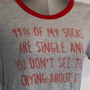 Graphic t size L funny shirt